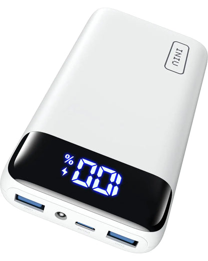 INIU Portable Charger, 22.5W, Fast Charging LED Display 20000mAh Power Bank