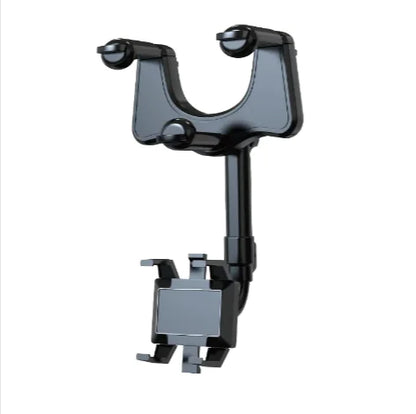 360° Swivel Rearview Mirror Phone Mount